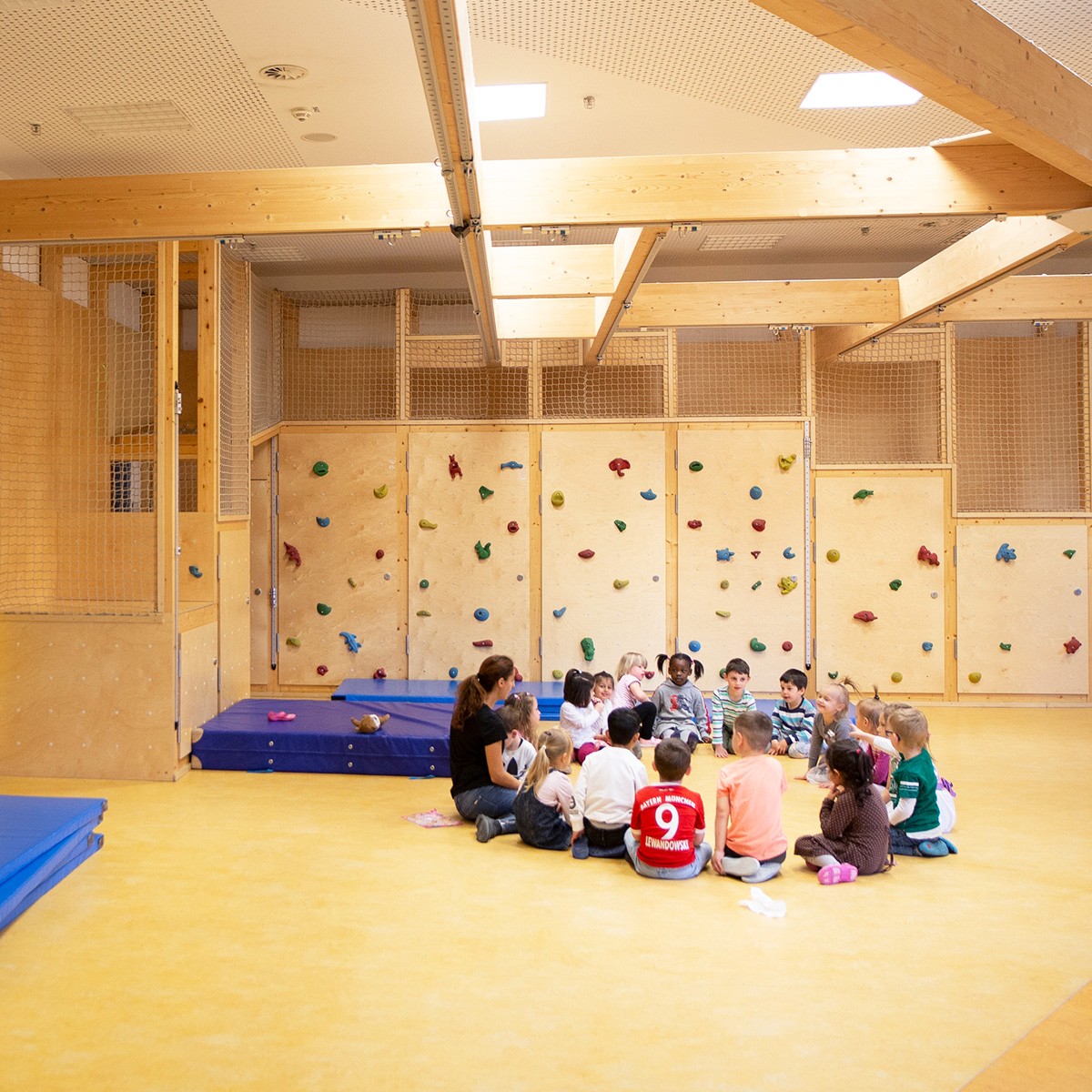Unser Gemeinschaftsbereich zum zusammen Essen und voneinander Lernen.